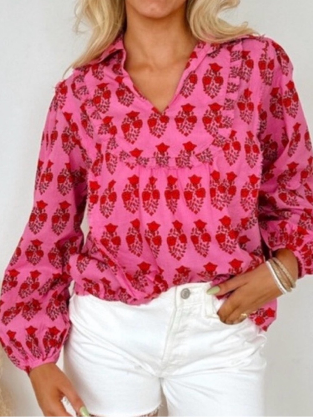 THML Lara Printed Top Size XS NWT